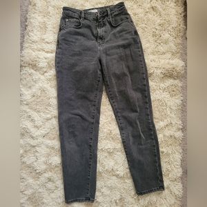 Zara high rise mom jeans